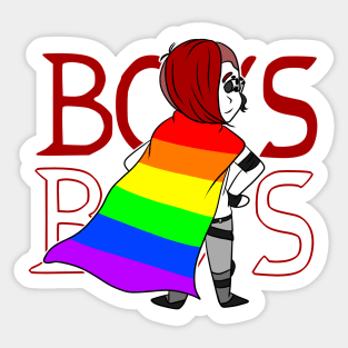 Scarlet David BOYS Sticker